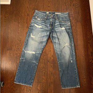 AG Adriano Goldschmied Ex Boyfriend Crop Jeans
